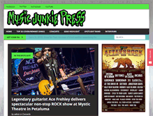 Tablet Screenshot of musicjunkiepress.com